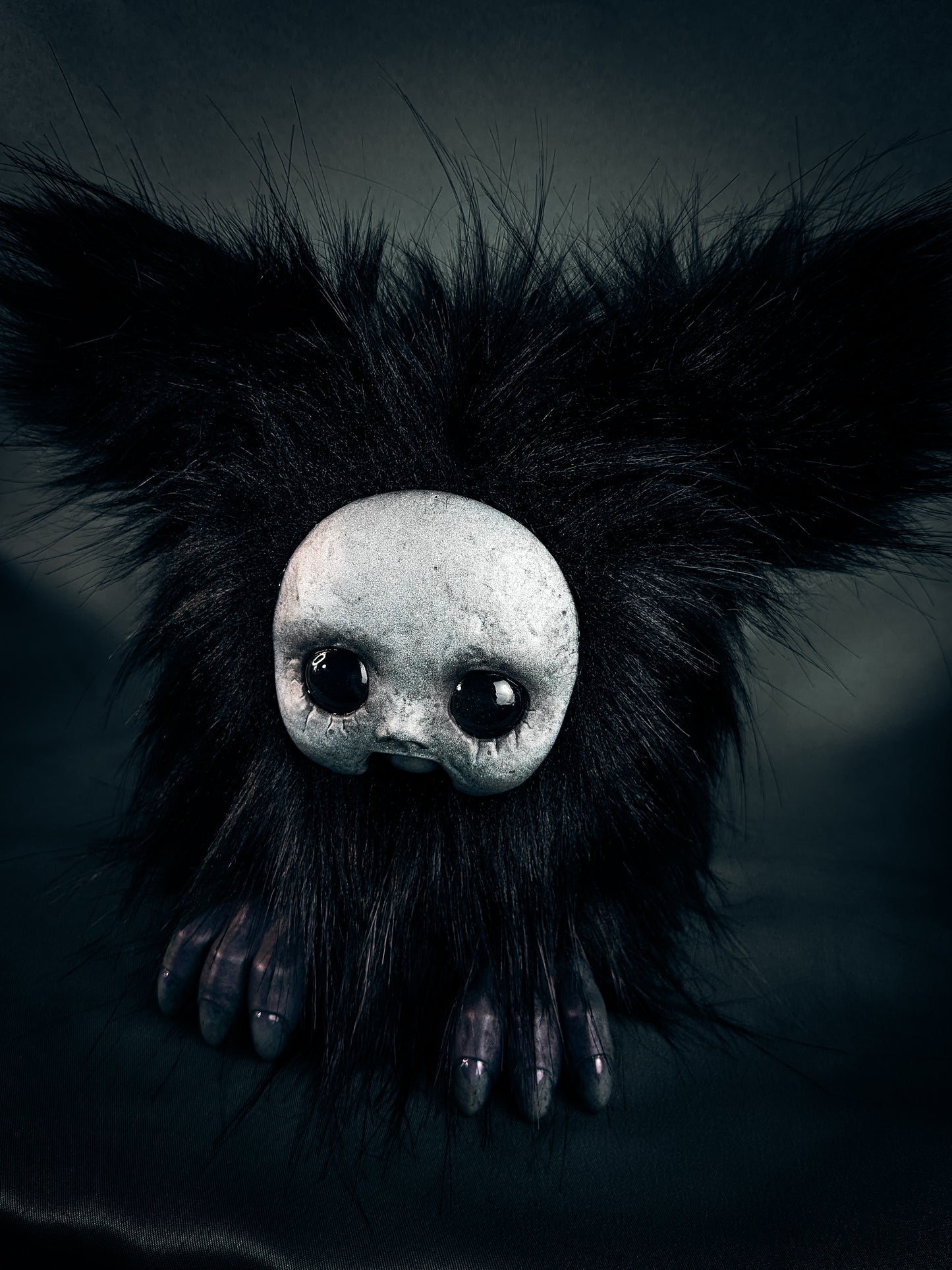 Drifting Dread - RUIN: Custom Electronic Gothic Furby Art Doll