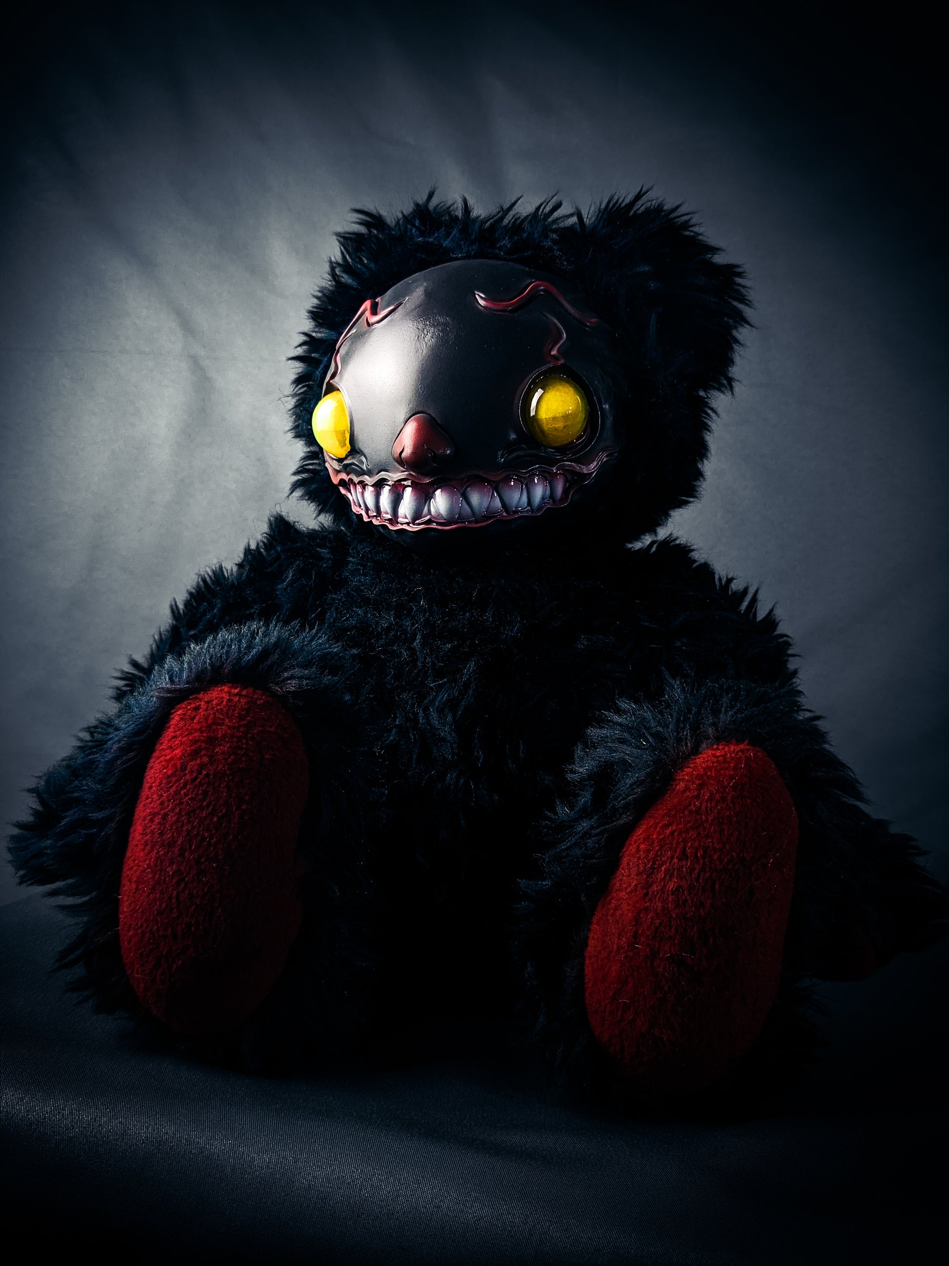 Bloody Floss: ROTTLEZ - CRYPTCRITZ Handcrafted Creepy Clown Art Doll Plush Toy for Circus Carnies