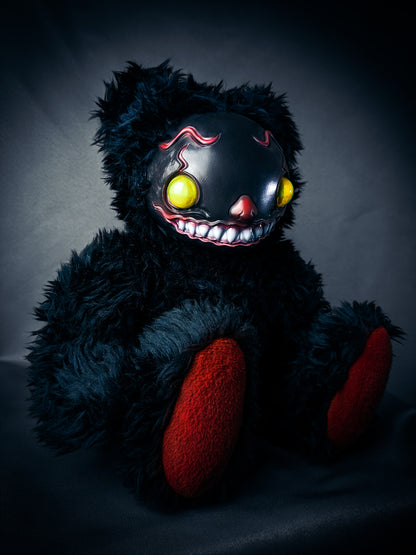 Bloody Floss: ROTTLEZ - CRYPTCRITZ Handcrafted Creepy Clown Art Doll Plush Toy for Circus Carnies