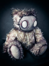 Load image into Gallery viewer, Snowy Remnant: MEEPORO - CRYPTCRITZ Handmade Mystical Woodland Spirit Art Doll Plush Toy for Enigmatic Wanderers
