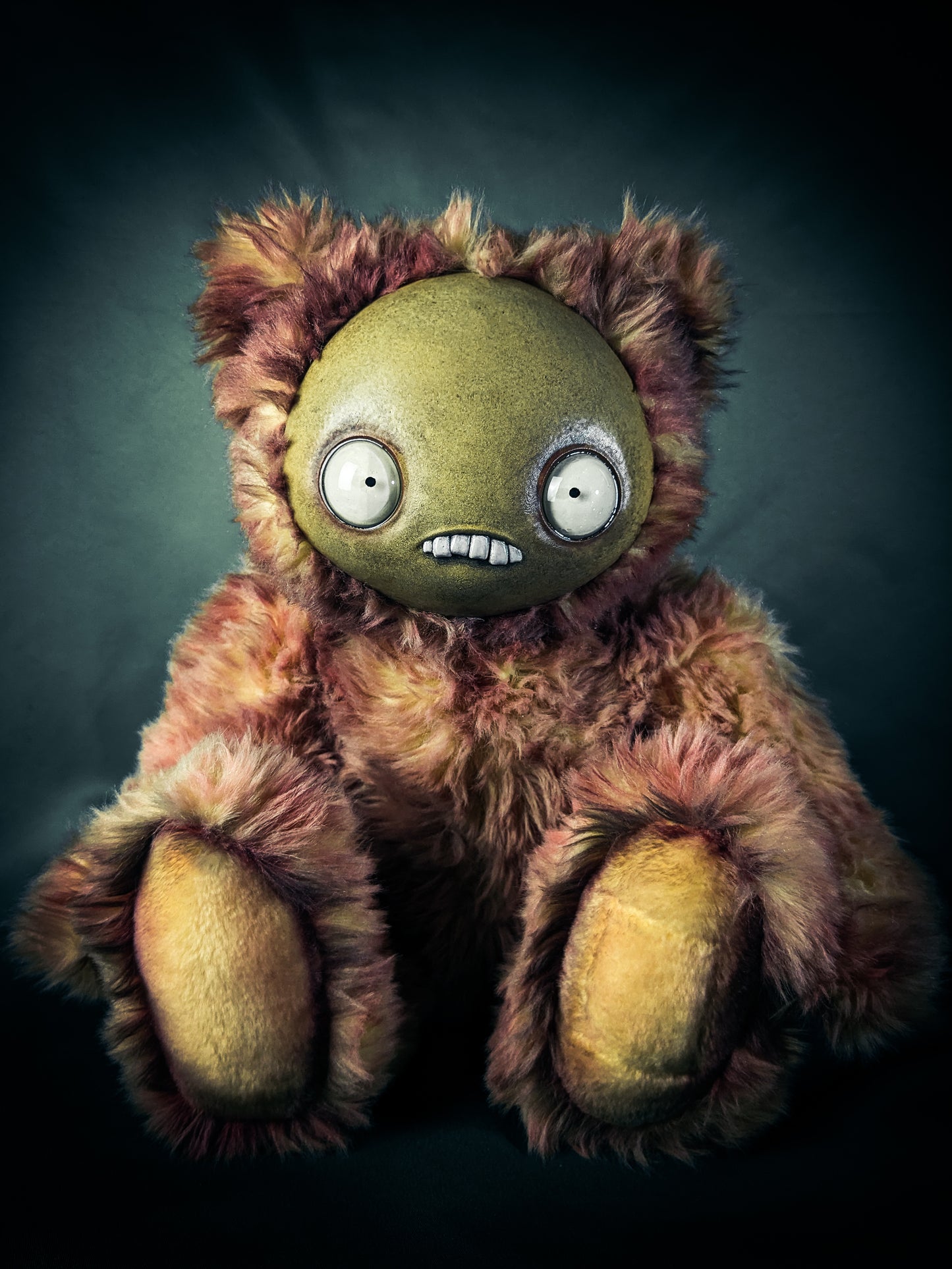 Bleeding Psychosis: JITTERS - CRYPTCRITZ Handcrafted Creepy Monster Art Doll Plush Toy for Unhinged Individuals