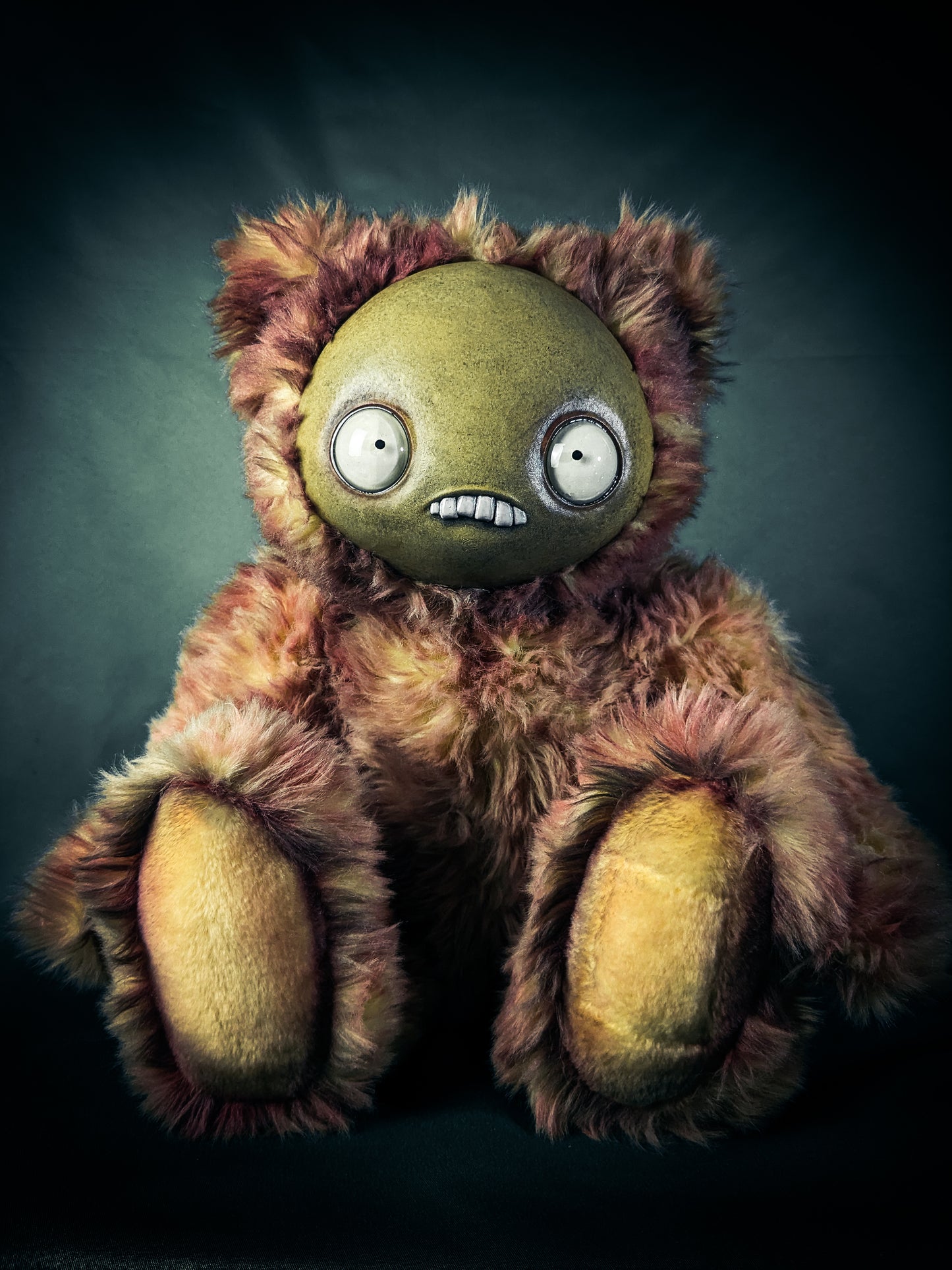 Bleeding Psychosis: JITTERS - CRYPTCRITZ Handcrafted Creepy Monster Art Doll Plush Toy for Unhinged Individuals