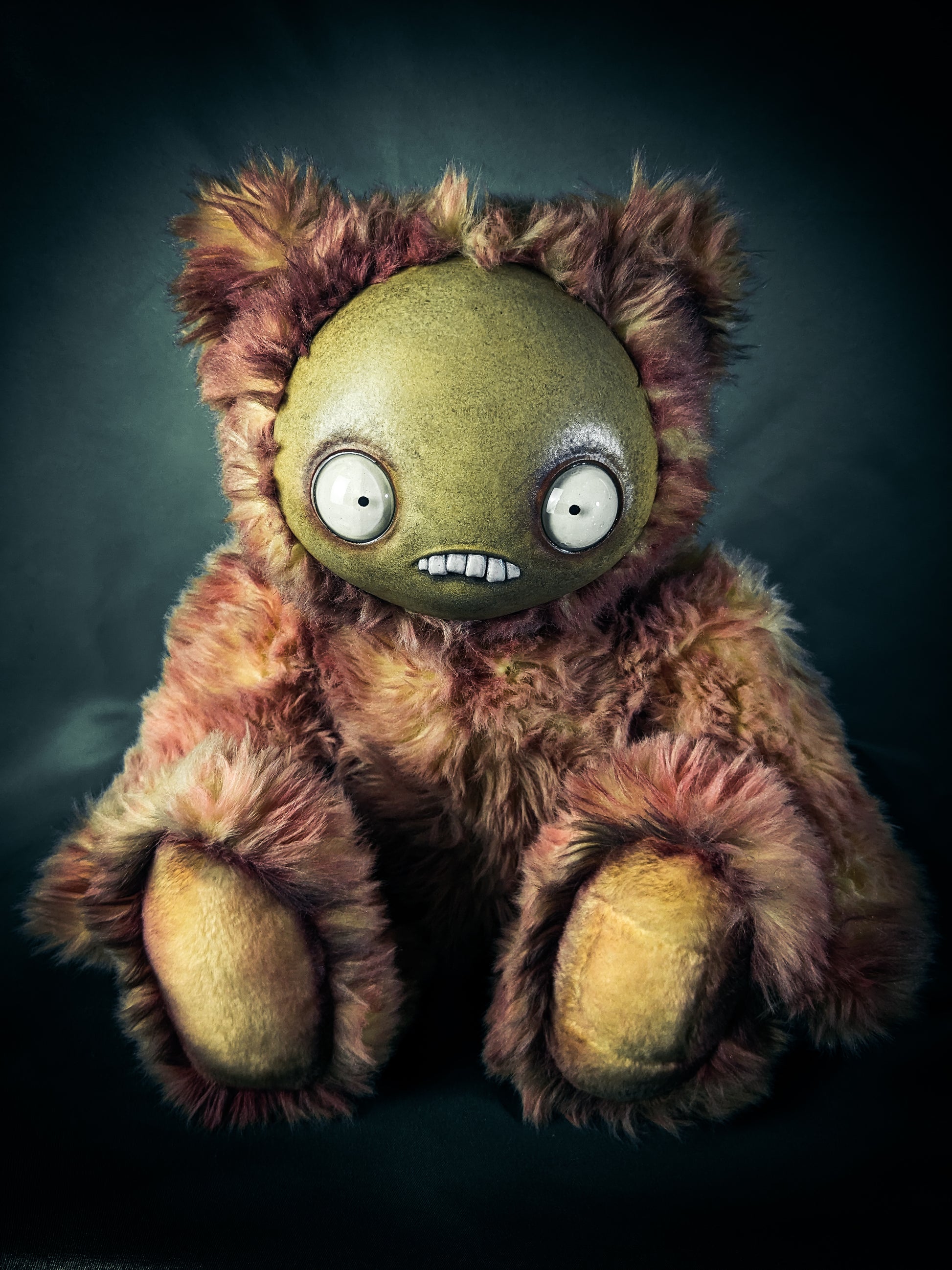 Bleeding Psychosis: JITTERS - CRYPTCRITZ Handcrafted Creepy Monster Art Doll Plush Toy for Unhinged Individuals