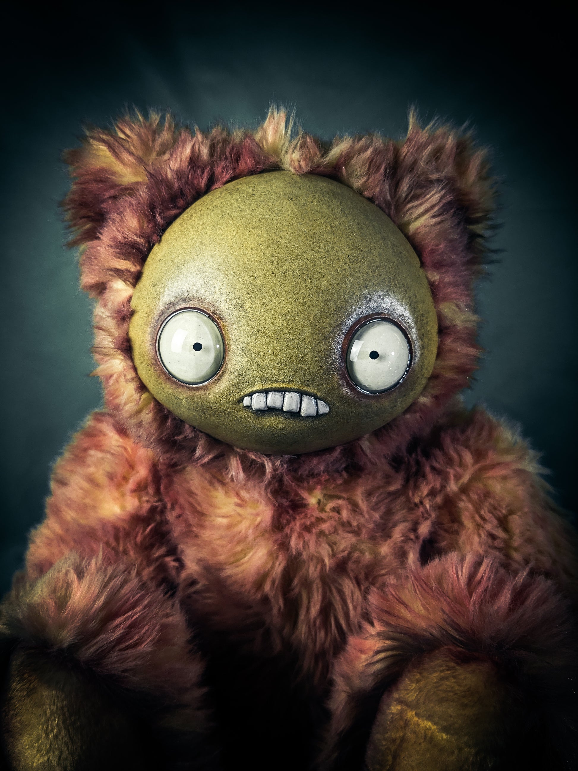 Bleeding Psychosis: JITTERS - CRYPTCRITZ Handcrafted Creepy Monster Art Doll Plush Toy for Unhinged Individuals