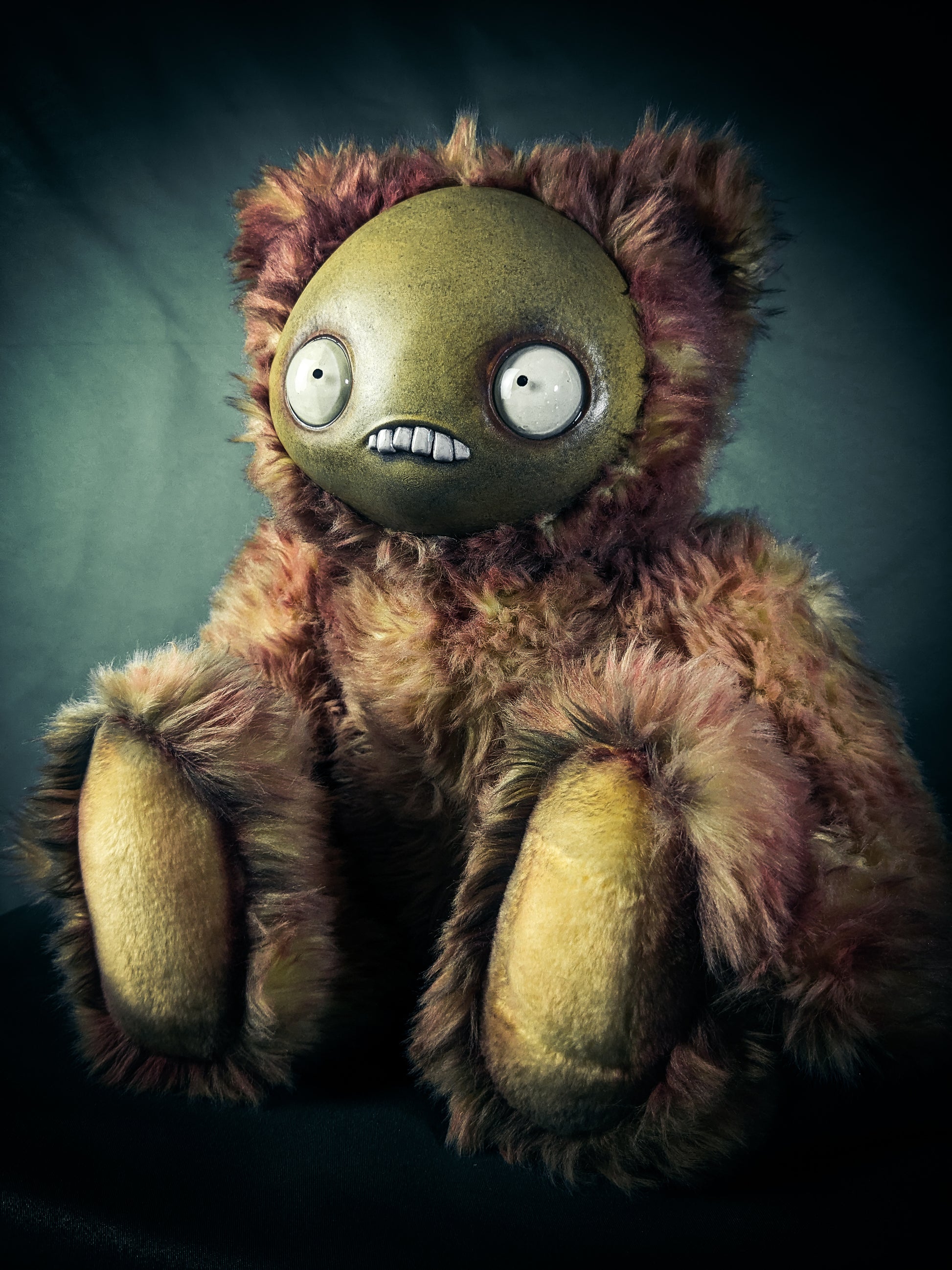 Bleeding Psychosis: JITTERS - CRYPTCRITZ Handcrafted Creepy Monster Art Doll Plush Toy for Unhinged Individuals