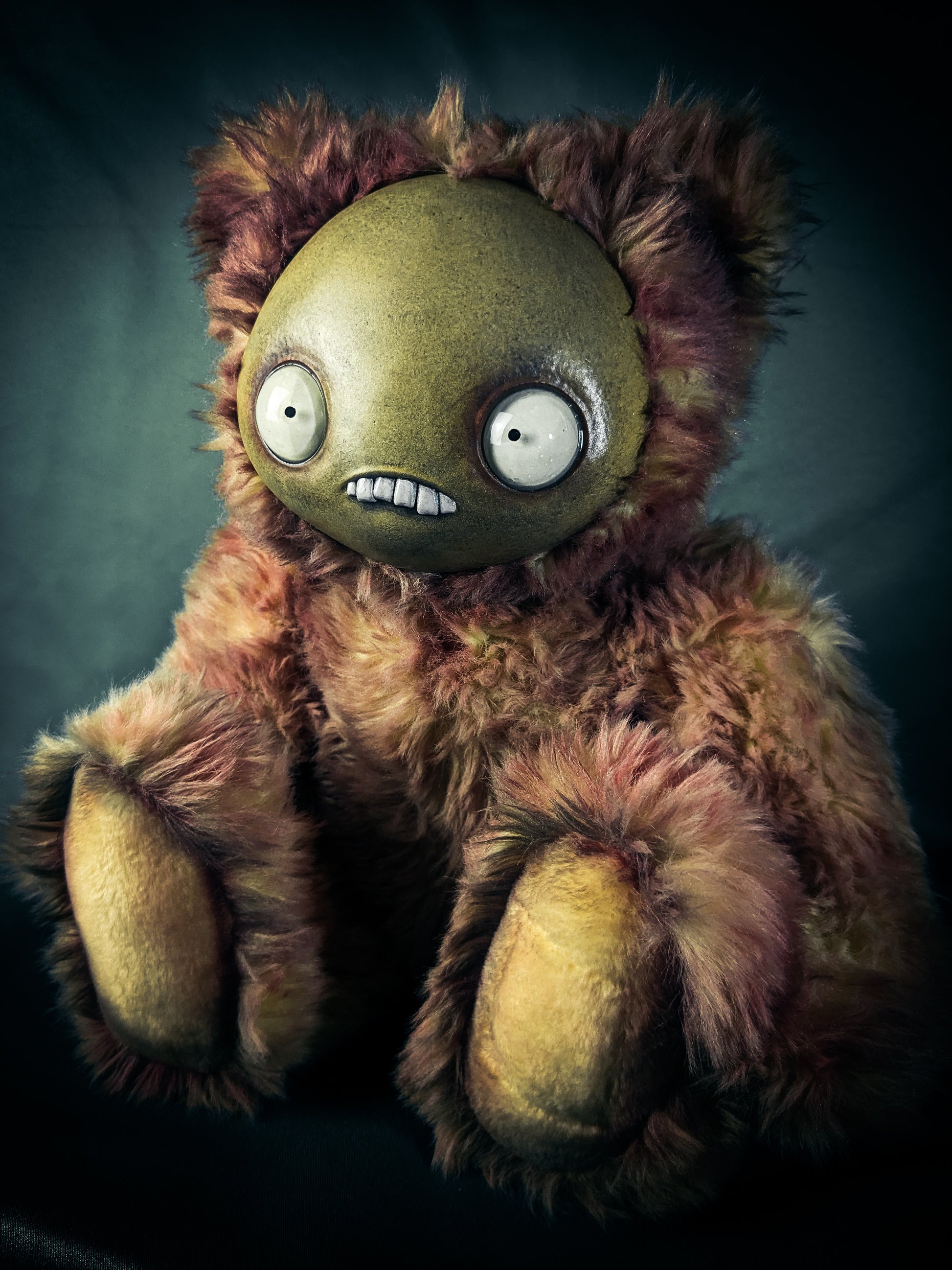 Bleeding Psychosis: JITTERS - CRYPTCRITZ Handcrafted Creepy Monster Art Doll Plush Toy for Unhinged Individuals