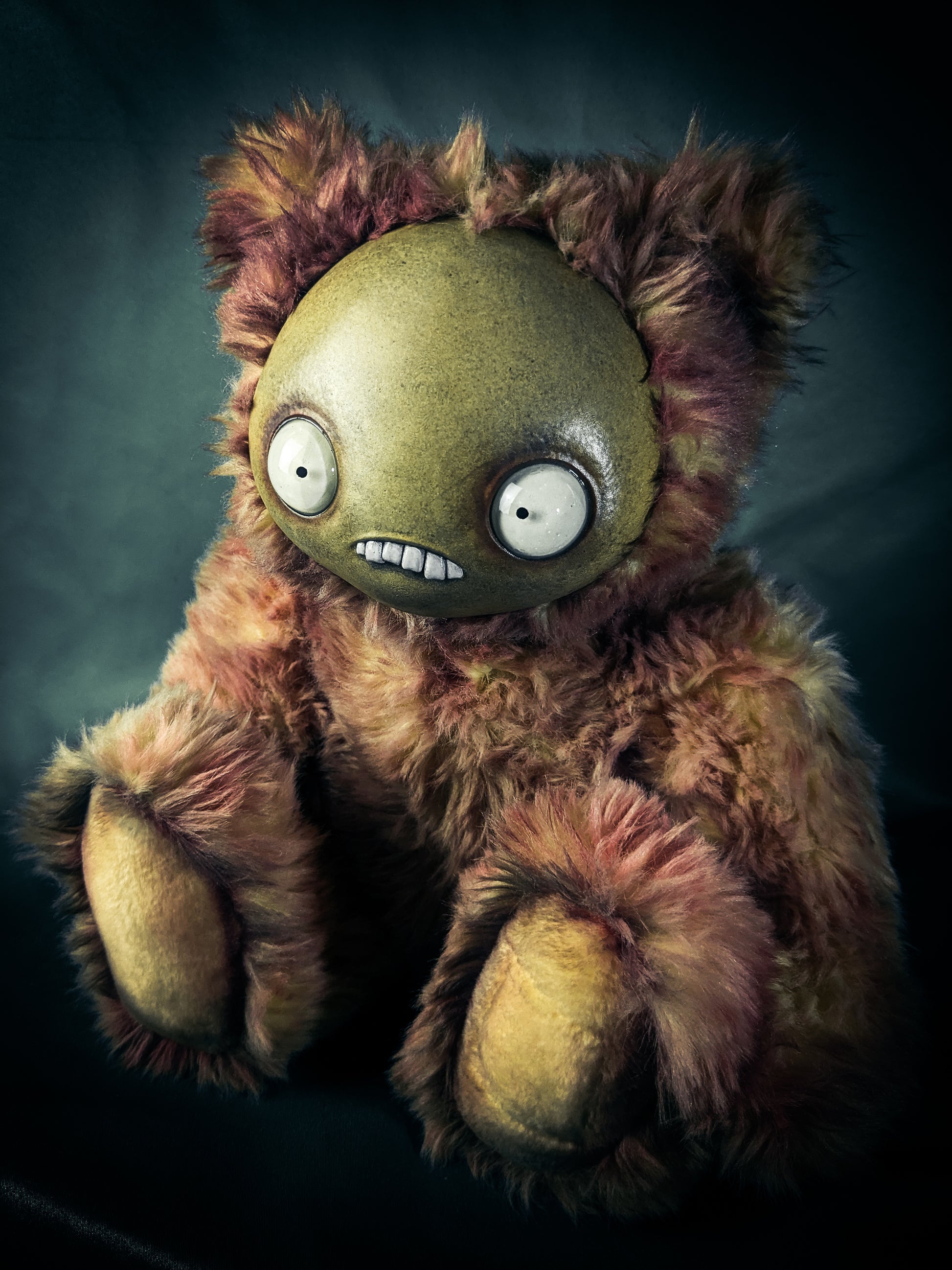 Bleeding Psychosis: JITTERS - CRYPTCRITZ Handcrafted Creepy Monster Art Doll Plush Toy for Unhinged Individuals