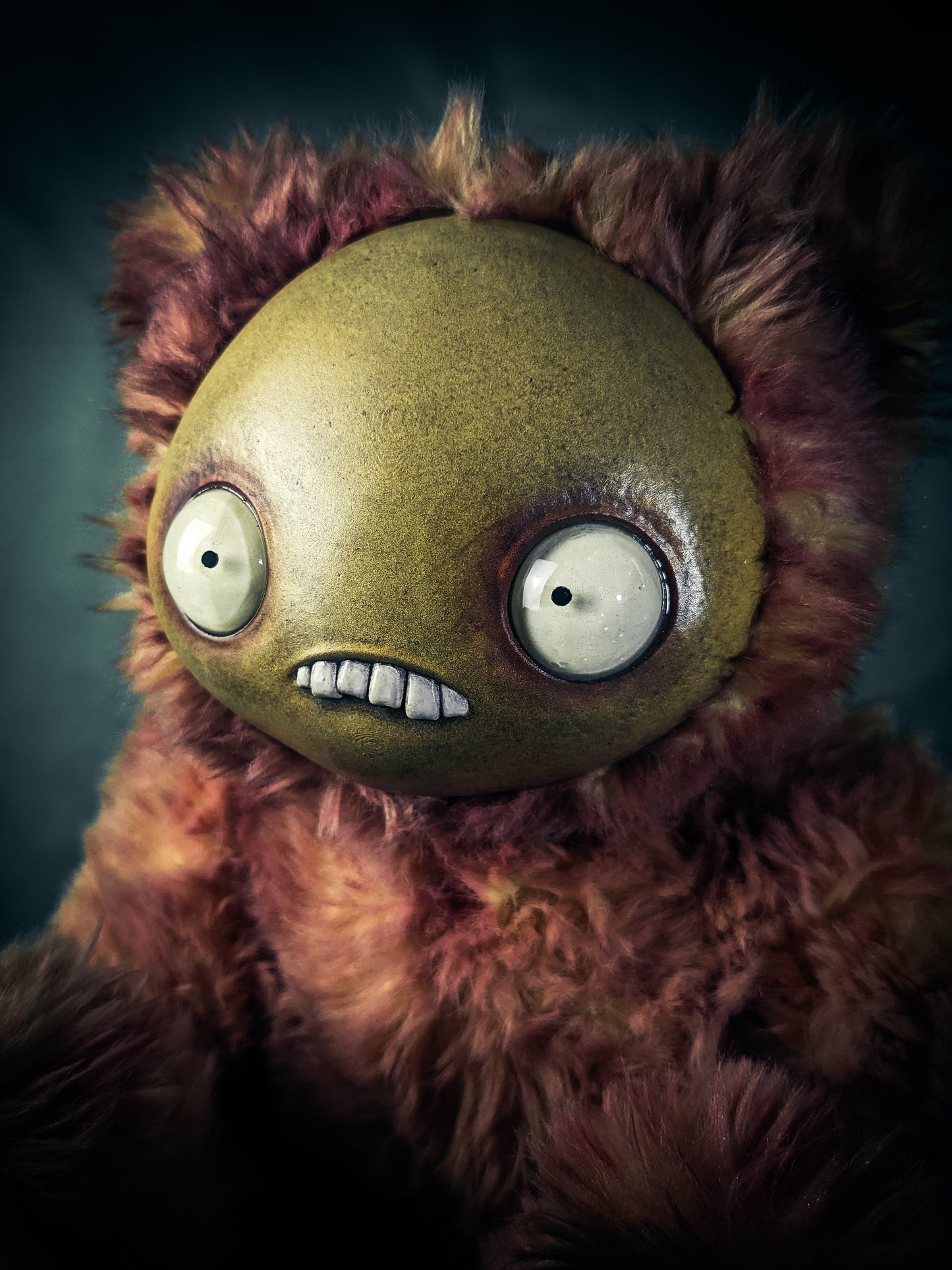 Bleeding Psychosis: JITTERS - CRYPTCRITZ Handcrafted Creepy Monster Art Doll Plush Toy for Unhinged Individuals