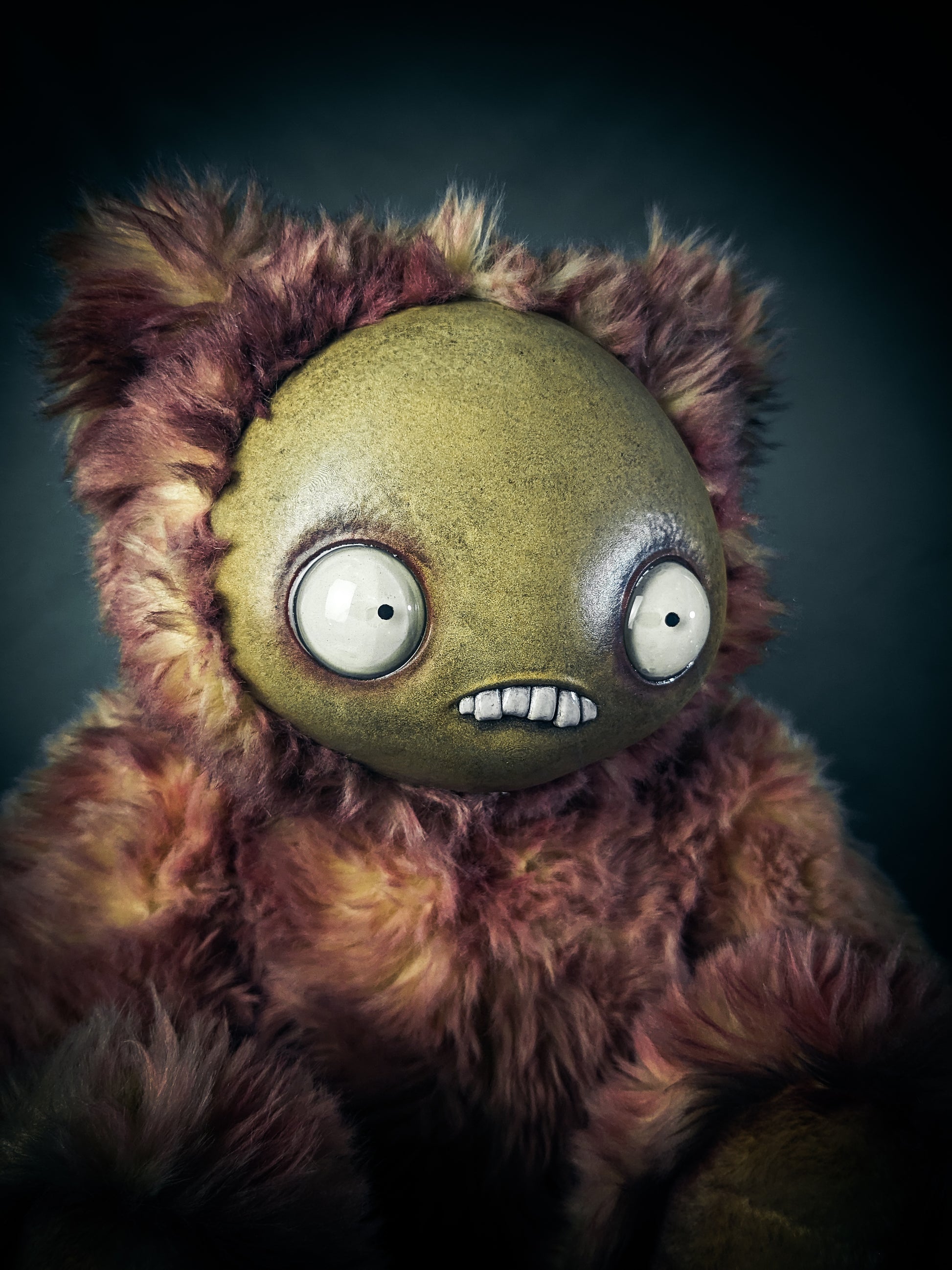 Bleeding Psychosis: JITTERS - CRYPTCRITZ Handcrafted Creepy Monster Art Doll Plush Toy for Unhinged Individuals