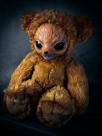 Teething n' Tearing: HOWL - CRYPTCRITS Handcrafted Creepy Cute Monster Art Doll Plush Toy for Cryptozoologists