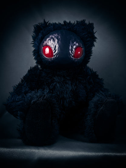 Arcane Flutter: HOLOTH - CRYPTCRITZ Handmade Moth Alien Art Doll Plush Toy for Mysterious Space Explorers