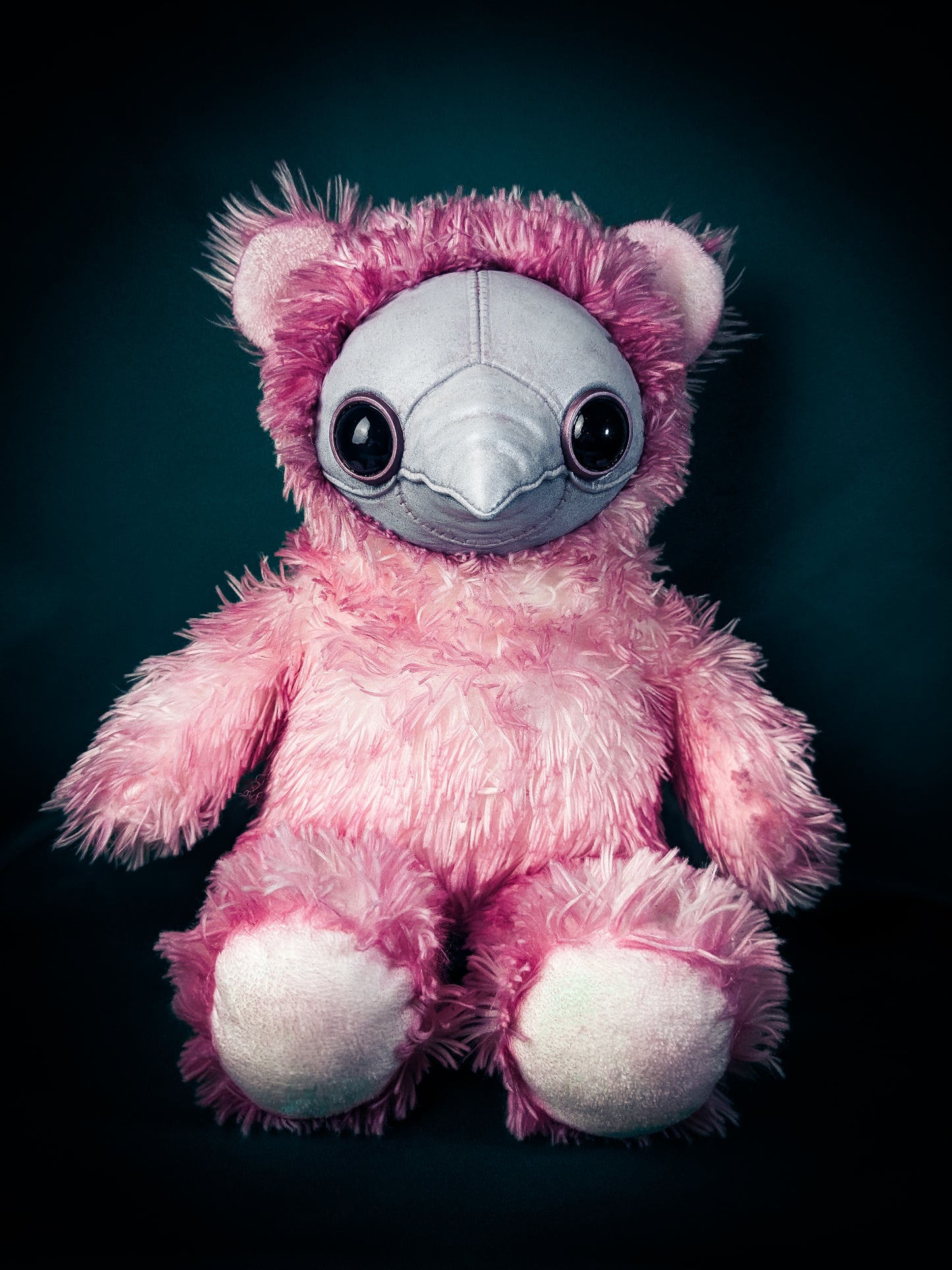 Sickly Sweet: AMBROISE - CRYPTCRITZ Handcrafted Creepy Cute Plague Doctor Art Doll Plush Toy for Eccentric Souls