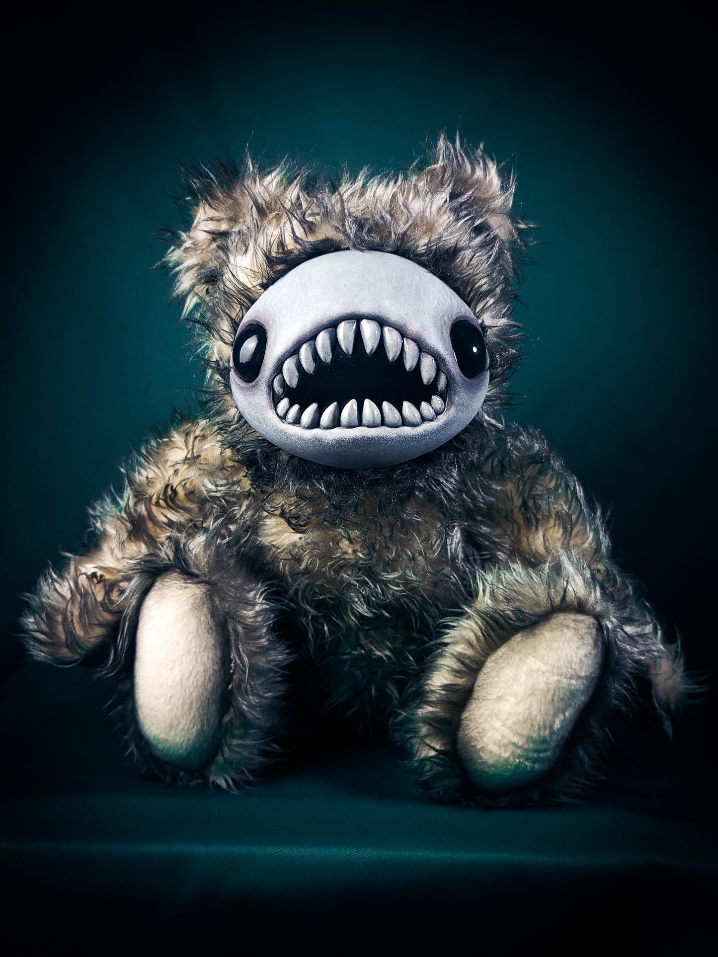 Alabaster Paranoia: SKREE- CRYPTCRITZ Handmade Plush Toy Art Doll for Freaky Folks