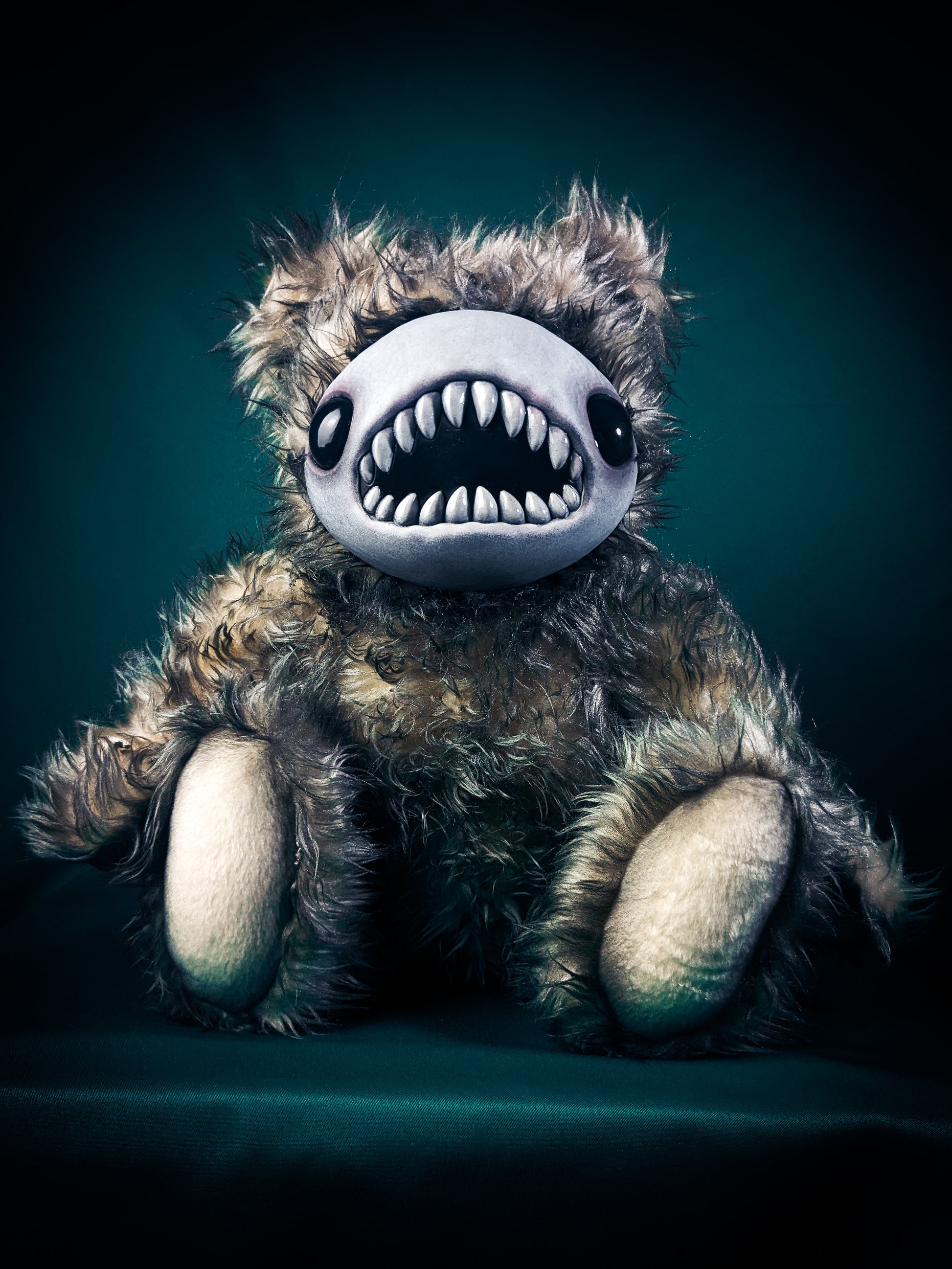 Alabaster Paranoia: SKREE- CRYPTCRITZ Handmade Plush Toy Art Doll for Freaky Folks