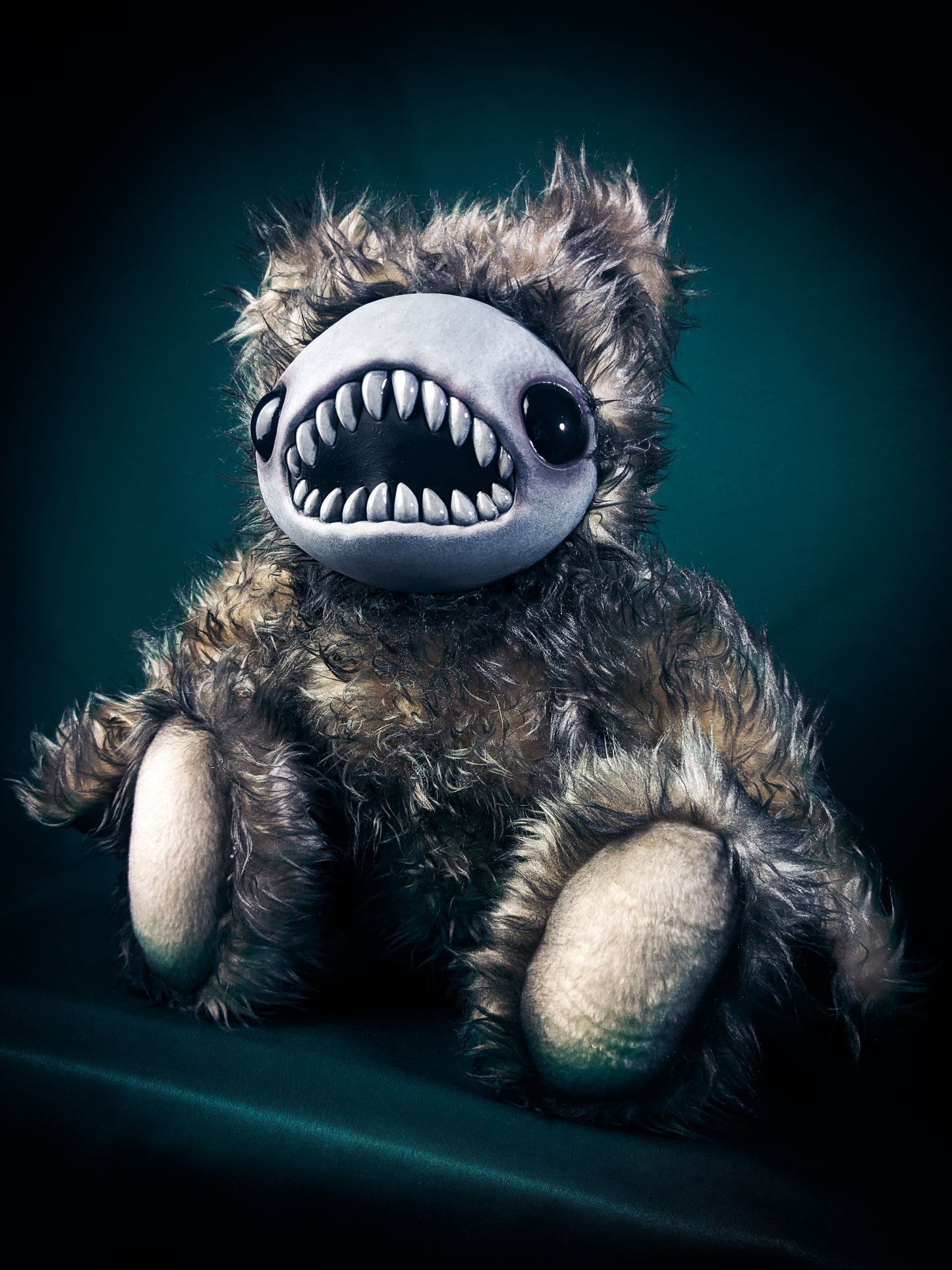 Alabaster Paranoia: SKREE- CRYPTCRITZ Handmade Plush Toy Art Doll for Freaky Folks