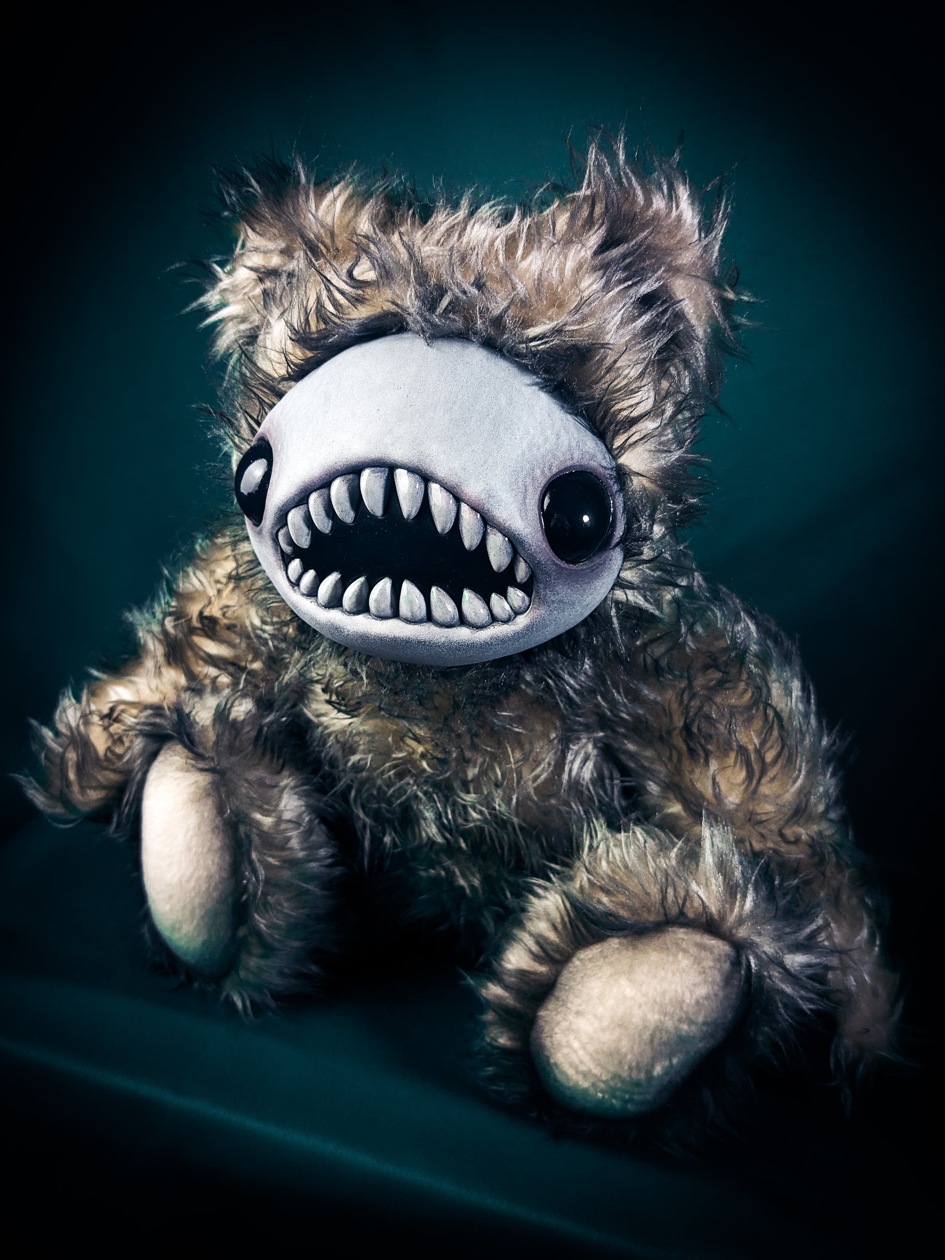 Alabaster Paranoia: SKREE- CRYPTCRITZ Handmade Plush Toy Art Doll for Freaky Folks