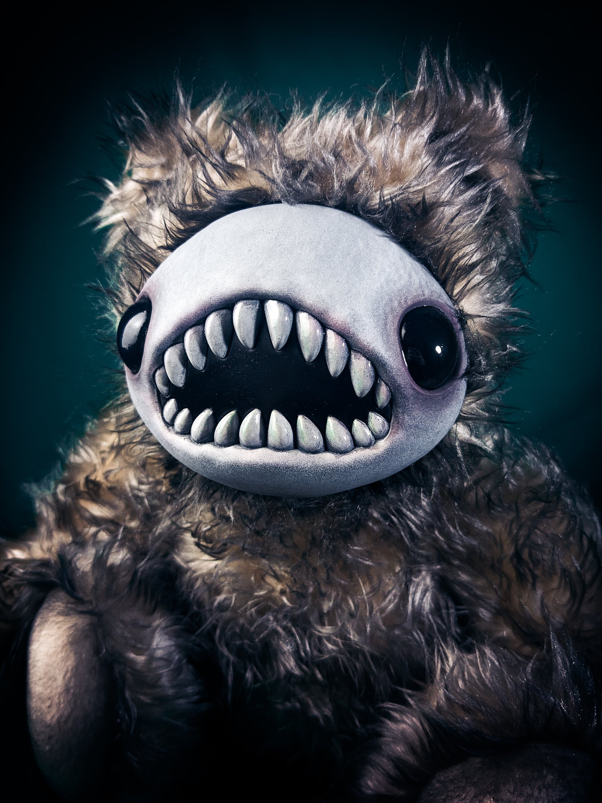 Alabaster Paranoia: SKREE- CRYPTCRITZ Handmade Plush Toy Art Doll for Freaky Folks