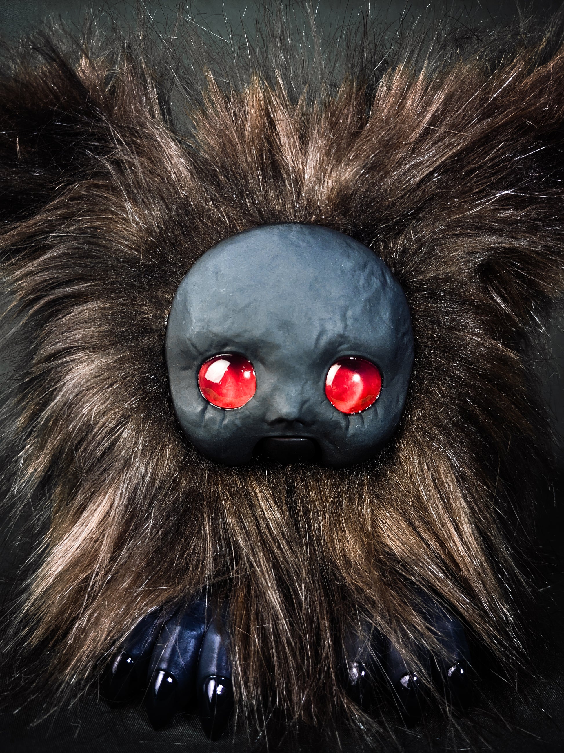 Hollow Remnant - RUIN: Custom Electronic Gothic Furby Art Doll