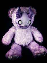 Load image into Gallery viewer, Cosmic Apparition: MORI - CRYPTCRITS Handmade Sinister Black Creepy Cute Demon Art Doll Plush Toy for Alternative Divas
