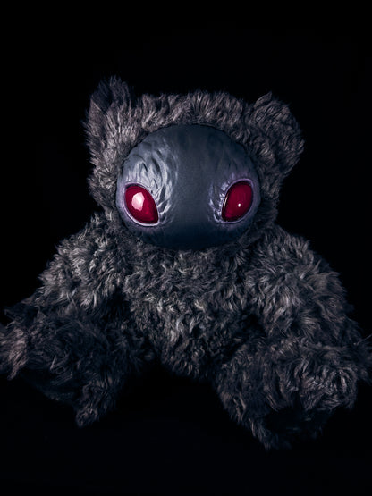 Morbid Moth: HOLOTH - CRYPTCRITZ Handmade Moth Alien Art Doll Plush Toy for Mysterious Space Explorers
