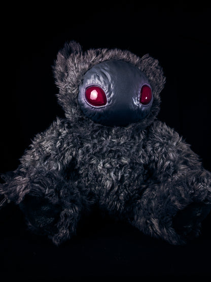 Morbid Moth: HOLOTH - CRYPTCRITZ Handmade Moth Alien Art Doll Plush Toy for Mysterious Space Explorers