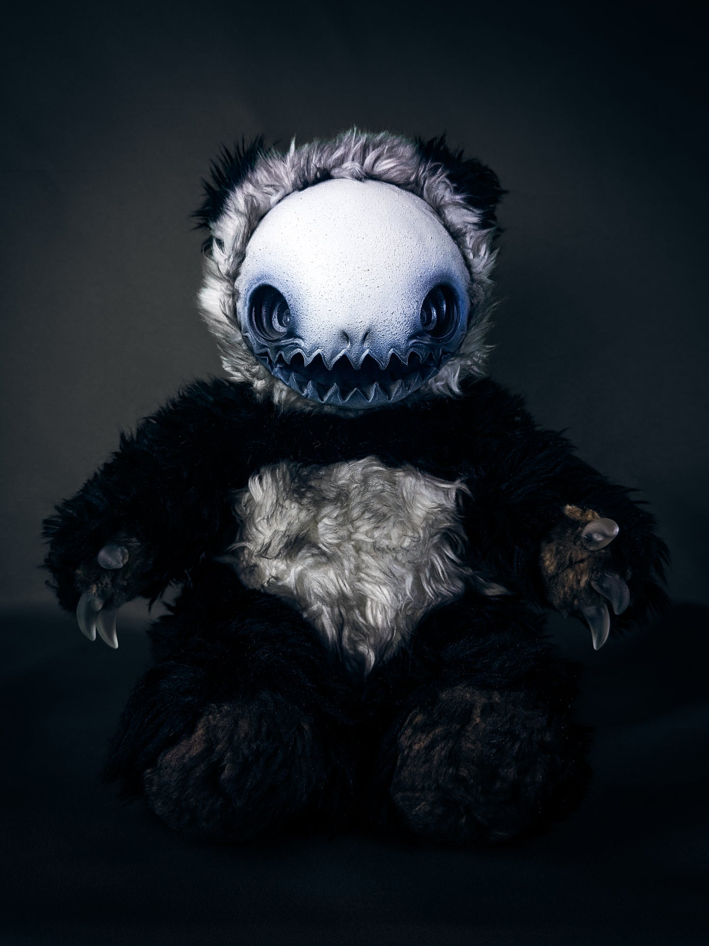 Pandageist: HALUWO - CRYPTCRITZ Handmade Creepy Cute Ghost Art Doll Plush Toy for Alternative Maidens