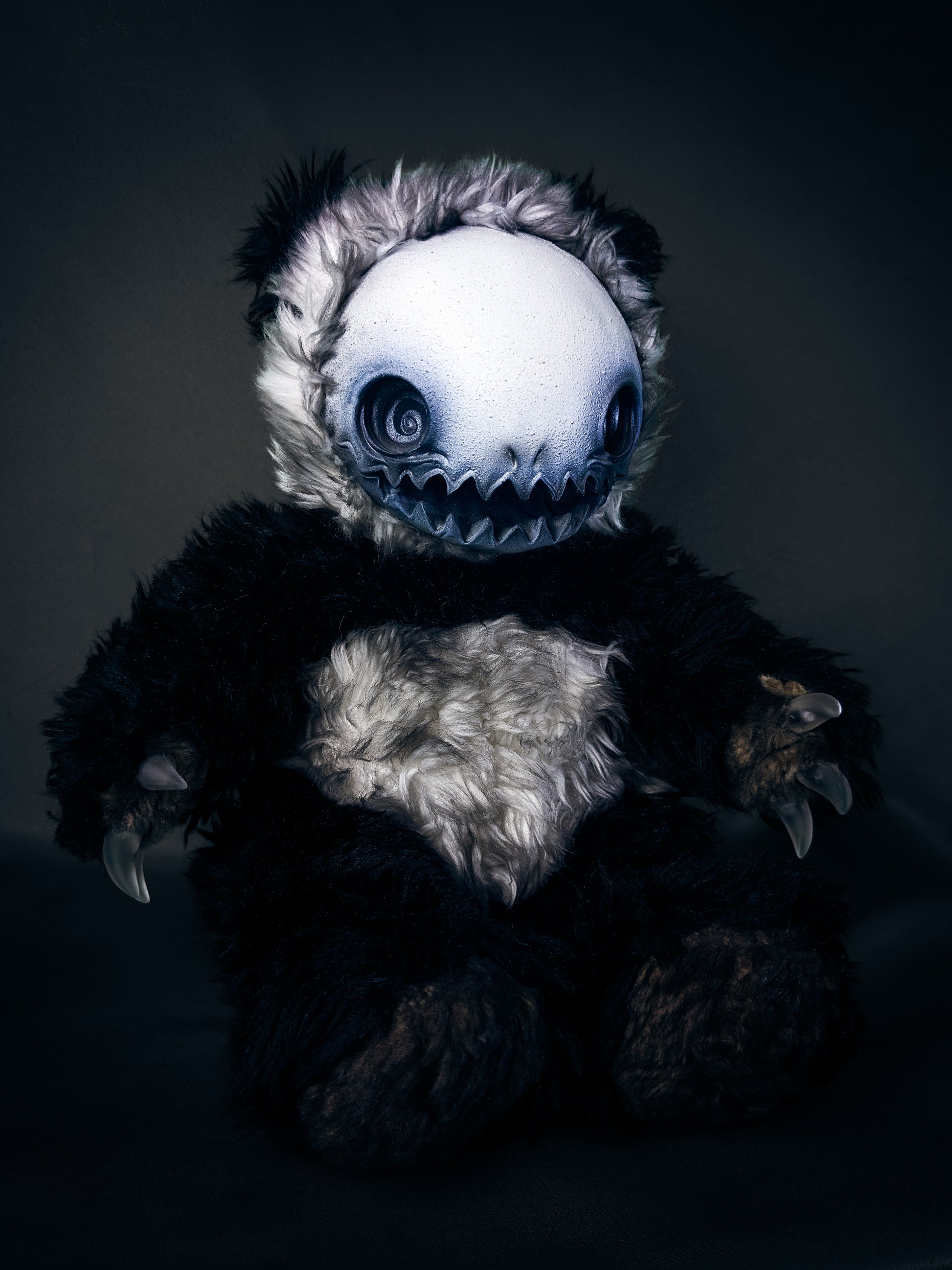 Pandageist: HALUWO - CRYPTCRITZ Handmade Creepy Cute Ghost Art Doll Plush Toy for Alternative Maidens