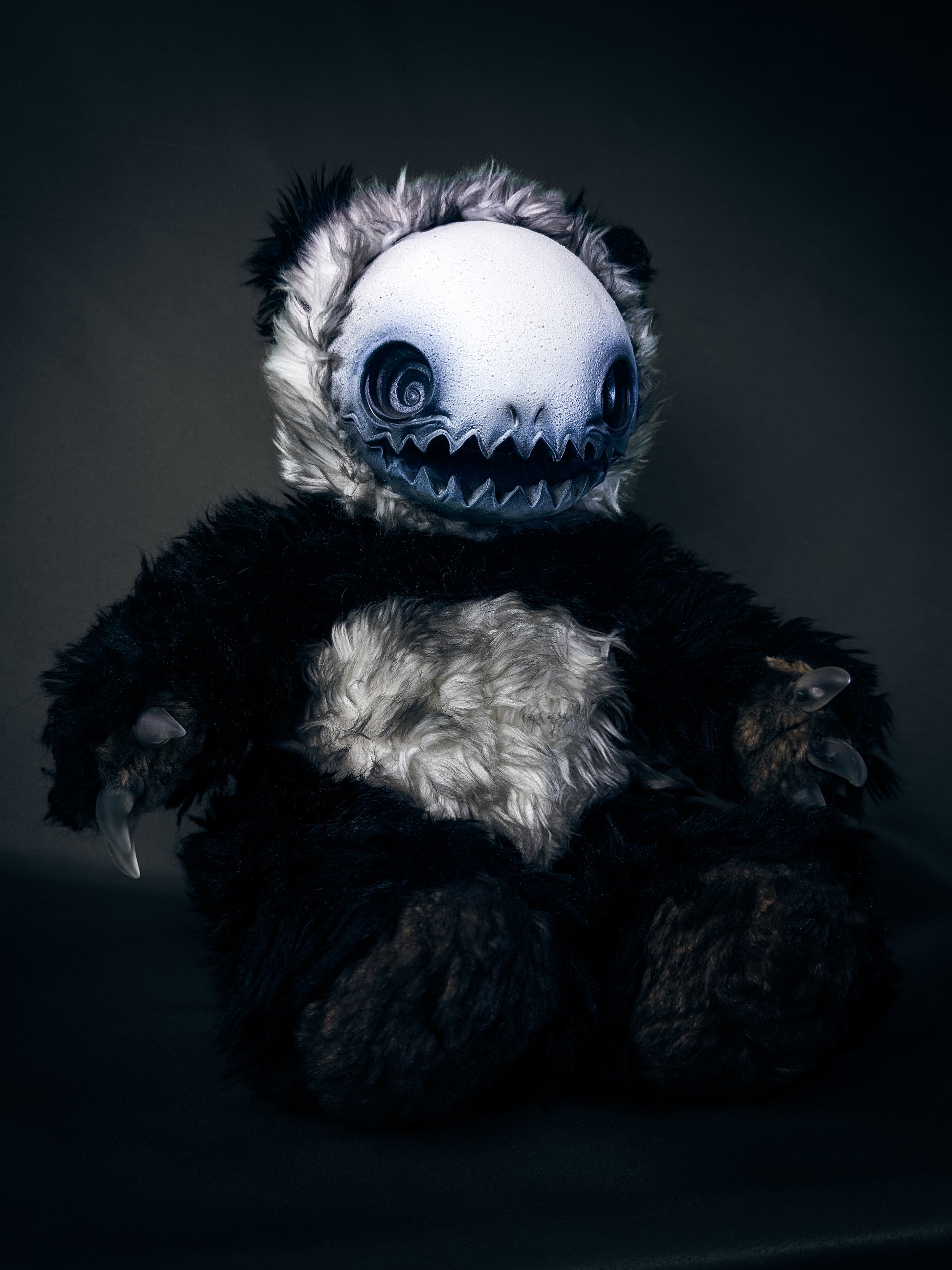 Pandageist: HALUWO - CRYPTCRITZ Handmade Creepy Cute Ghost Art Doll Plush Toy for Alternative Maidens