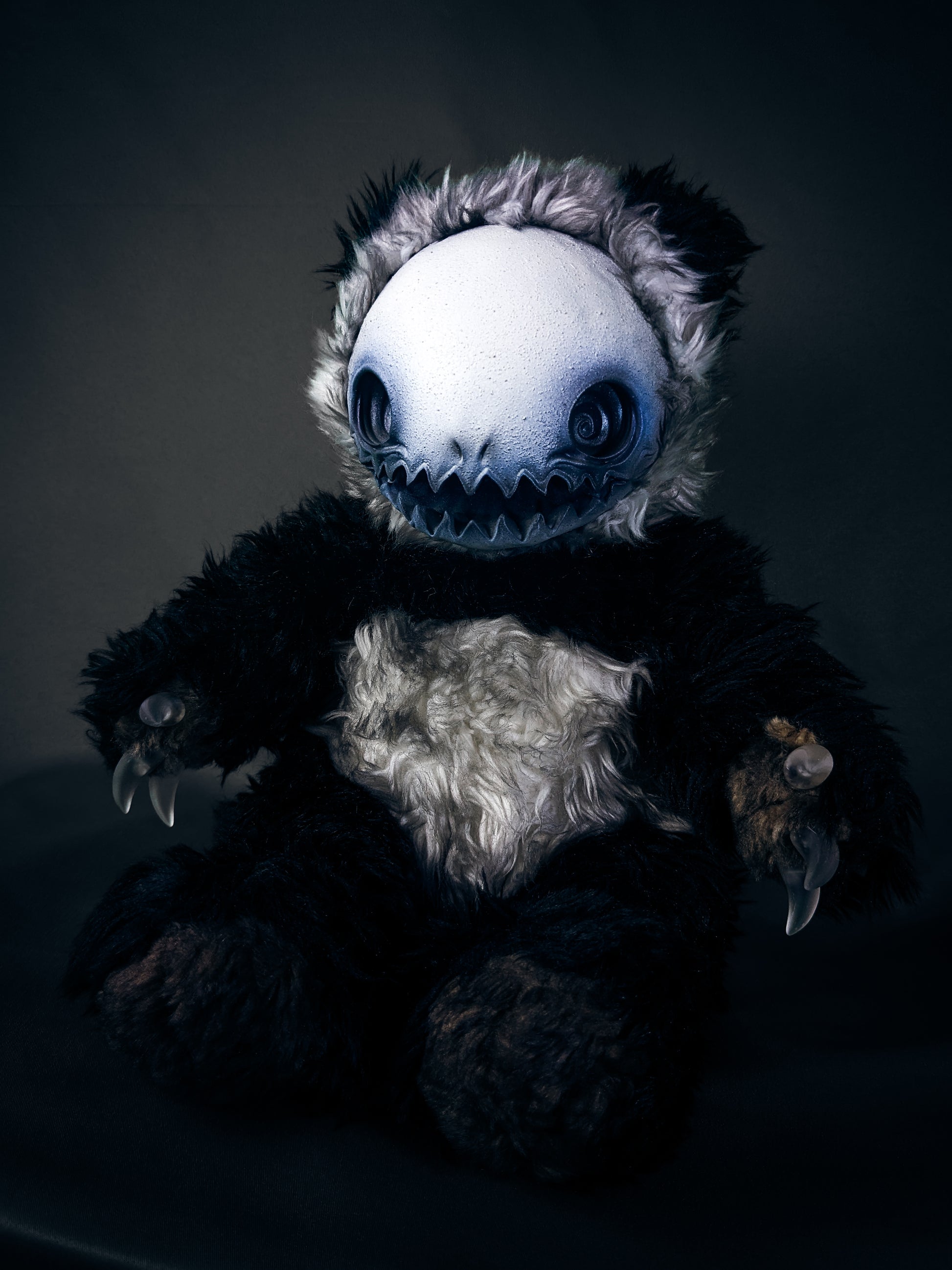 Pandageist: HALUWO - CRYPTCRITZ Handmade Creepy Cute Ghost Art Doll Plush Toy for Alternative Maidens