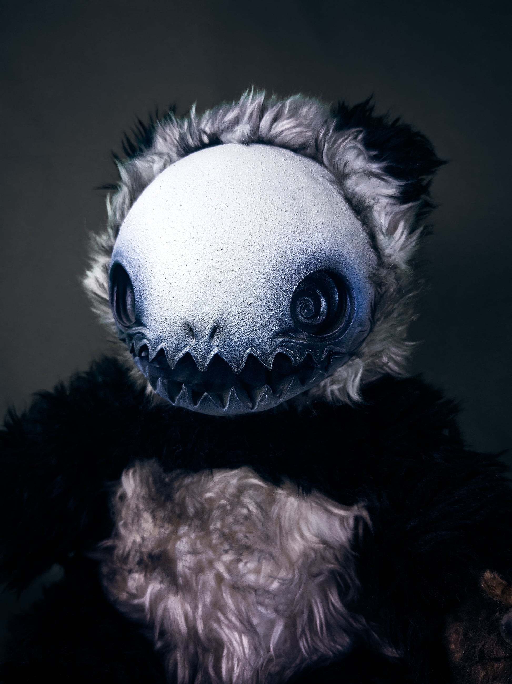 Pandageist: HALUWO - CRYPTCRITZ Handmade Creepy Cute Ghost Art Doll Plush Toy for Alternative Maidens