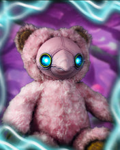 Load image into Gallery viewer, Pink Presence: AMBROISE - CRYPTCRITZ Handcrafted Creepy Cute Plague Doctor Art Doll Plush Toy for Eccentric Souls
