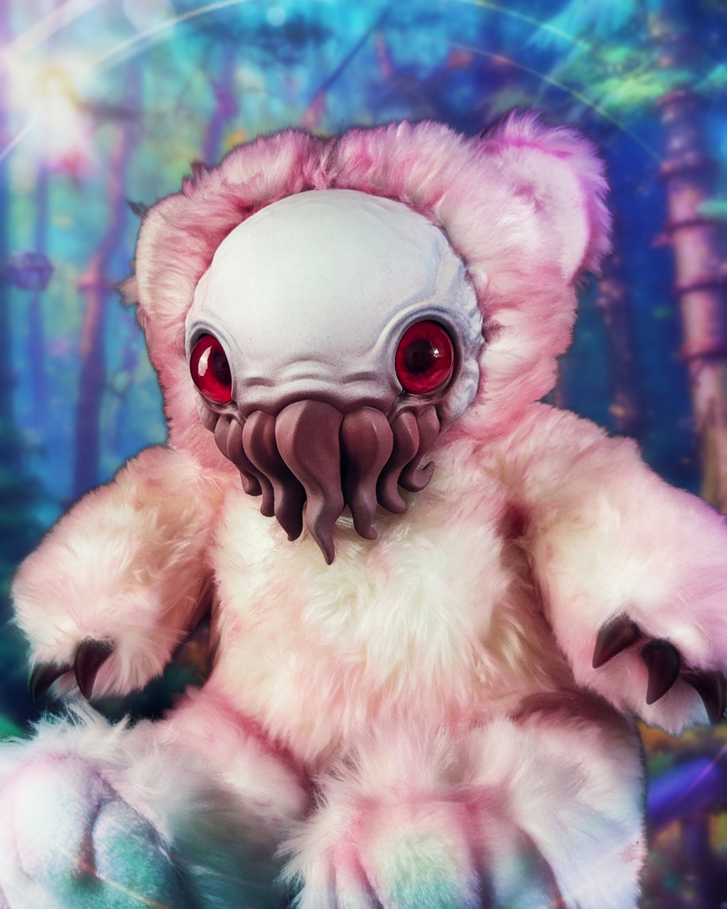 Mania-Spawn: ELDINUTH - CRYPTCRITZ Handcrafted Lovecraftian Cthulhu Art Doll Plush Toy for Eldritch Entities