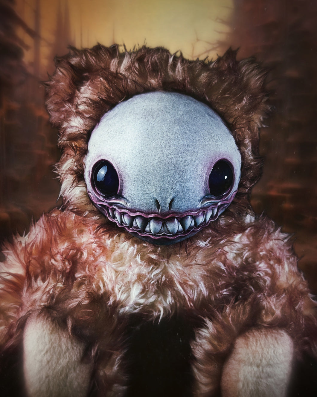 Freak Unleashed: FRIEND - CRYPTCRITZ Handcrafted Alien Art Doll Plush Toy for Cosmic Dreamers