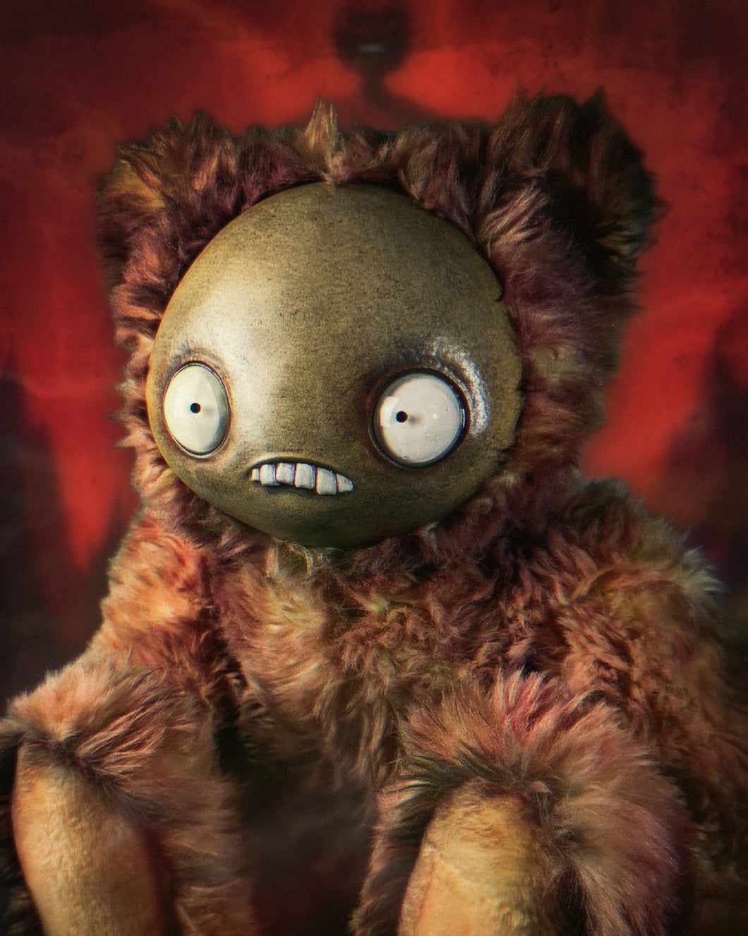 Bleeding Psychosis: JITTERS - CRYPTCRITZ Handcrafted Creepy Monster Art Doll Plush Toy for Unhinged Individuals