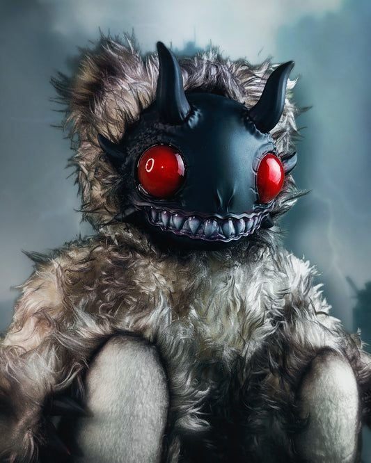 Tidal Temptation: REEFUL - CRYPTCRITZ Handcrafted Deep Sea Demon Art Doll Plush Toy for Dark Enchantresses of the Abyss