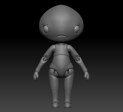 TOKABERRY - GLOOMBERRIES (Ball Jointed Doll) for FDM/Resin Printing