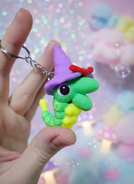 GLEPERPIE - SMILINGMON Smiling Friends X Pokemon Inspired Keychain