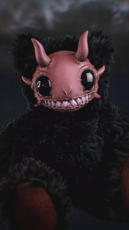 Abyssal Delight: REEFUL - CRYPTCRITZ Handcrafted Deep Sea Demon Art Doll Plush Toy for Dark Enchantresses of the Abyss