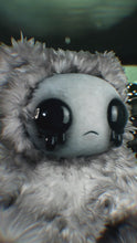 Load and play video in Gallery viewer, Ink-Stained Sorrow: AZAZEL- CRYPTCRITS Handcrafted Monochrome Crying Demon Art Doll Plush Toy for Eccentric Souls
