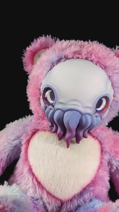 Cthulhu Floss: ELDINUTH - CRYPTCRITS Handcrafted Lovecraftian Cthulhu Art Doll Plush Toy for Eldritch Entities