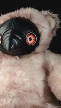 Load and play video in Gallery viewer, Manic Malpractice: AMBROISE - CRYPTCRITZ Handcrafted Creepy Cute Plague Doctor Art Doll Plush Toy for Eccentric Souls
