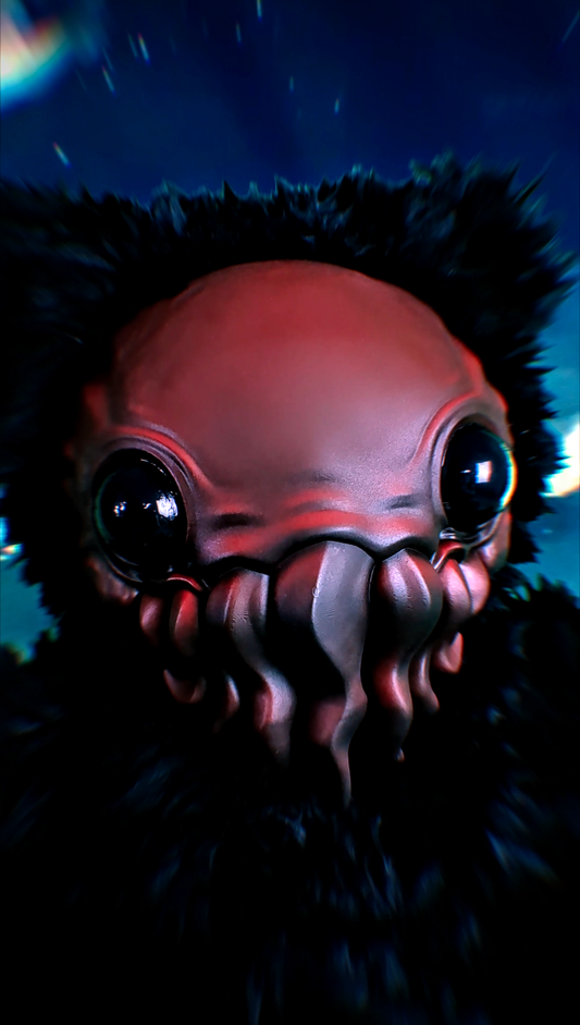 Eldinuth (Crimson Cthulhu Ver.) - CRYPTCRITS Monster Art Doll Plush Toy