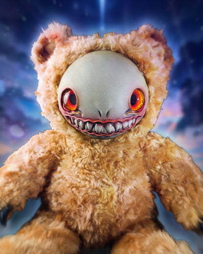 Cinnaclaw: FRIEND - CRYPTCRITZ Handcrafted Alien Art Doll Plush Toy for Cosmic Dreamers