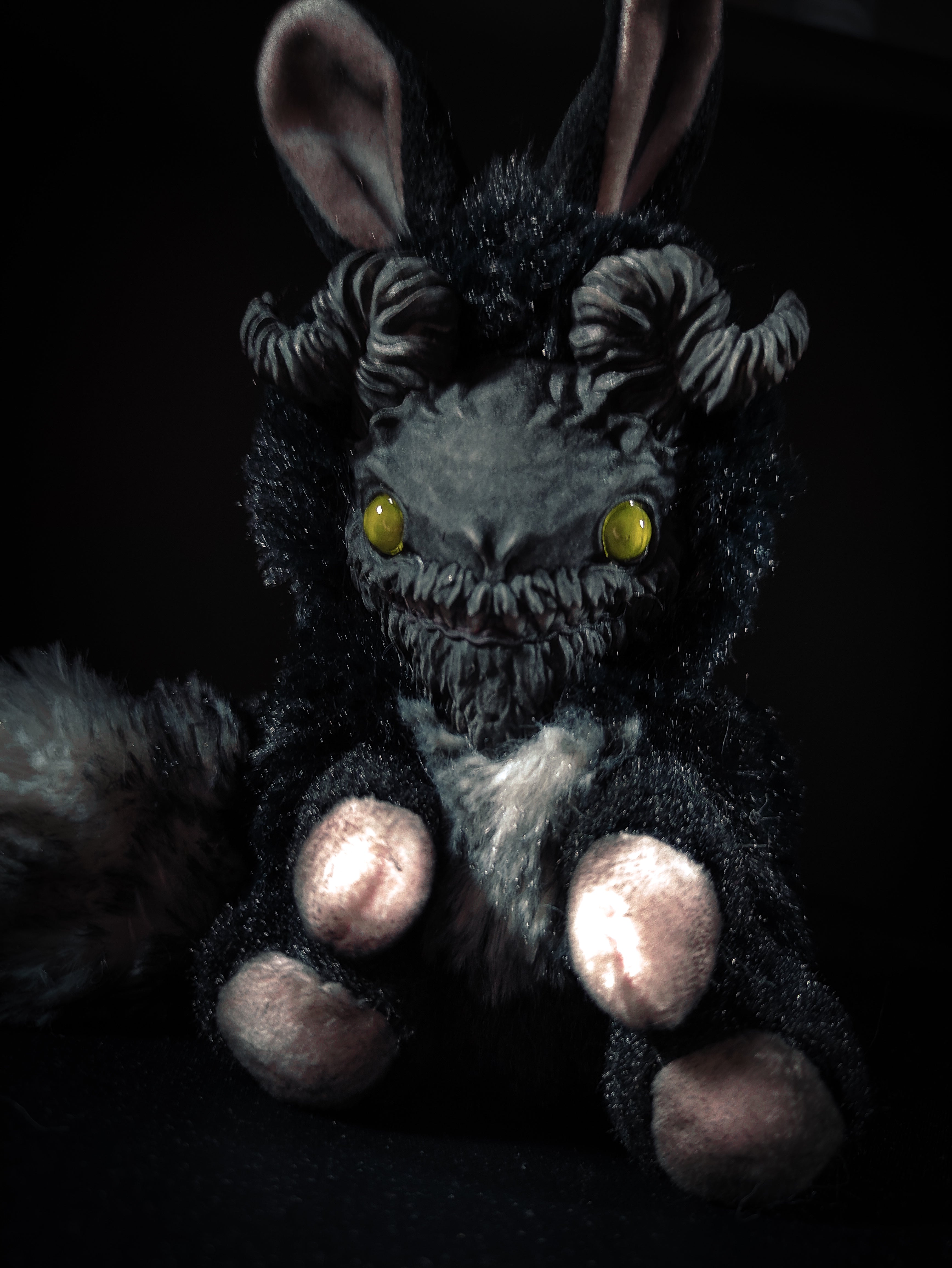 FRIENDUS Black Magic Flavour Krampus Art Doll Plush Toy Thanatoys