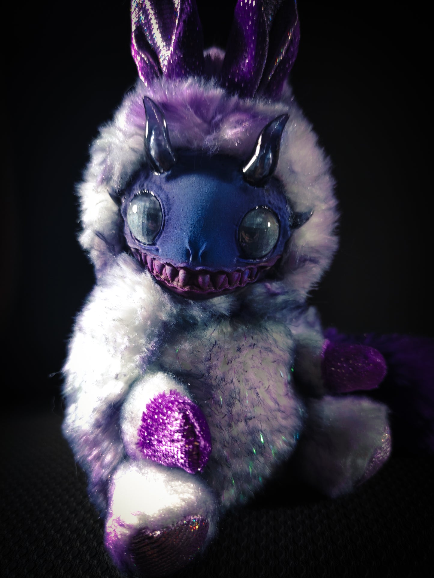 FRIENDPHIBIAN Purple Spark Flavour - Cryptid Art Doll Plush Toy