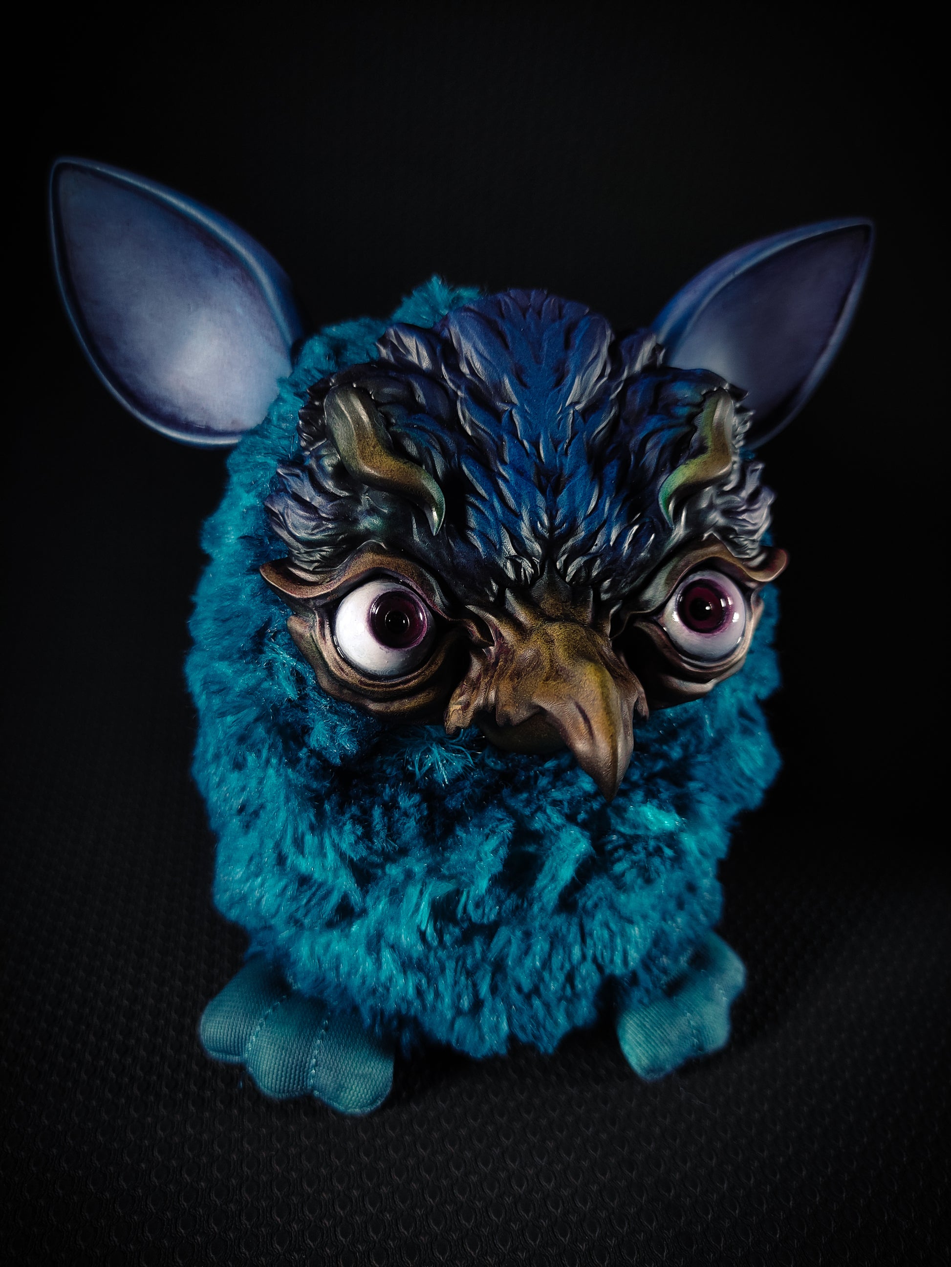 Bleek - Custom Electronic Furby Art Doll Plush Toy