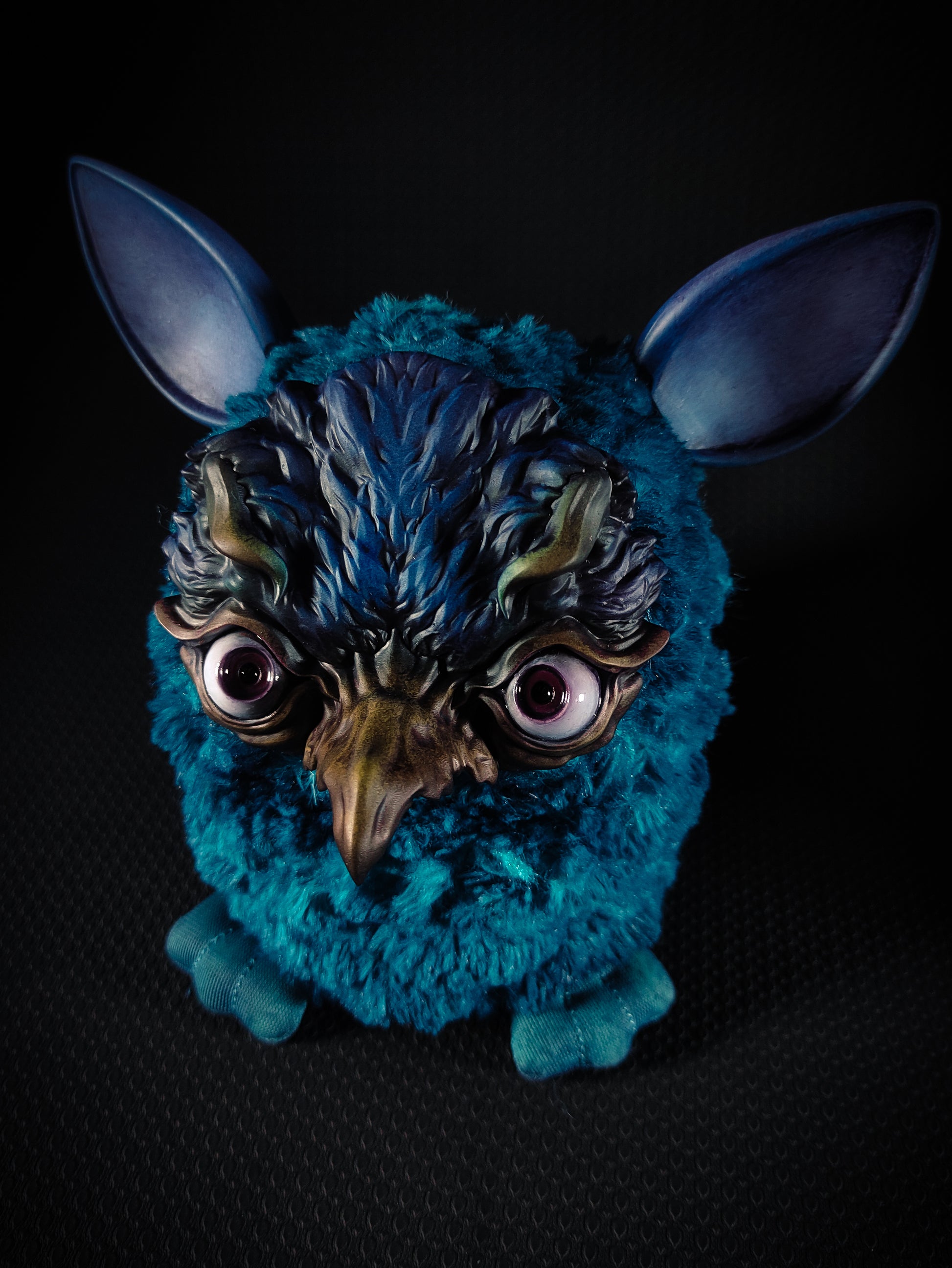 Bleek - Custom Electronic Furby Art Doll Plush Toy
