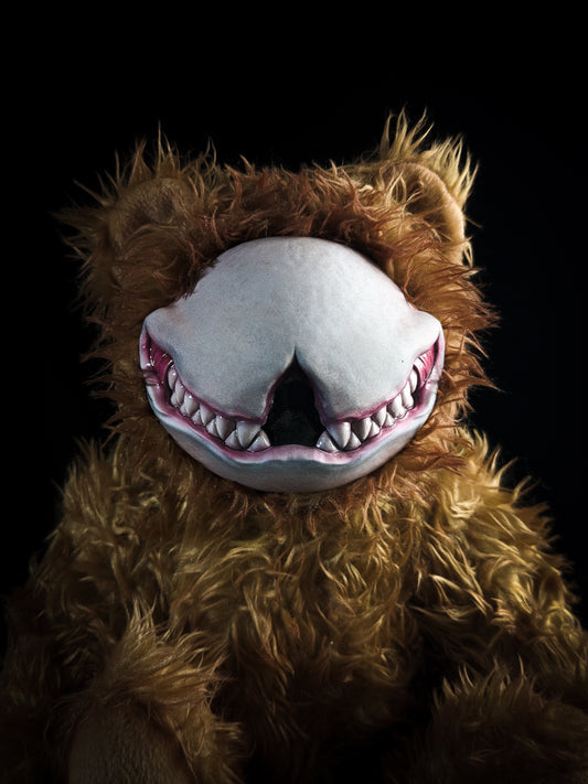 Grim Enigma: SCRATCH - Handcrafted Monster Art Doll Plush Toy for Shadowy Ravens