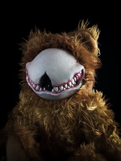 Grim Enigma: SCRATCH - Handcrafted Monster Art Doll Plush Toy for Shadowy Ravens
