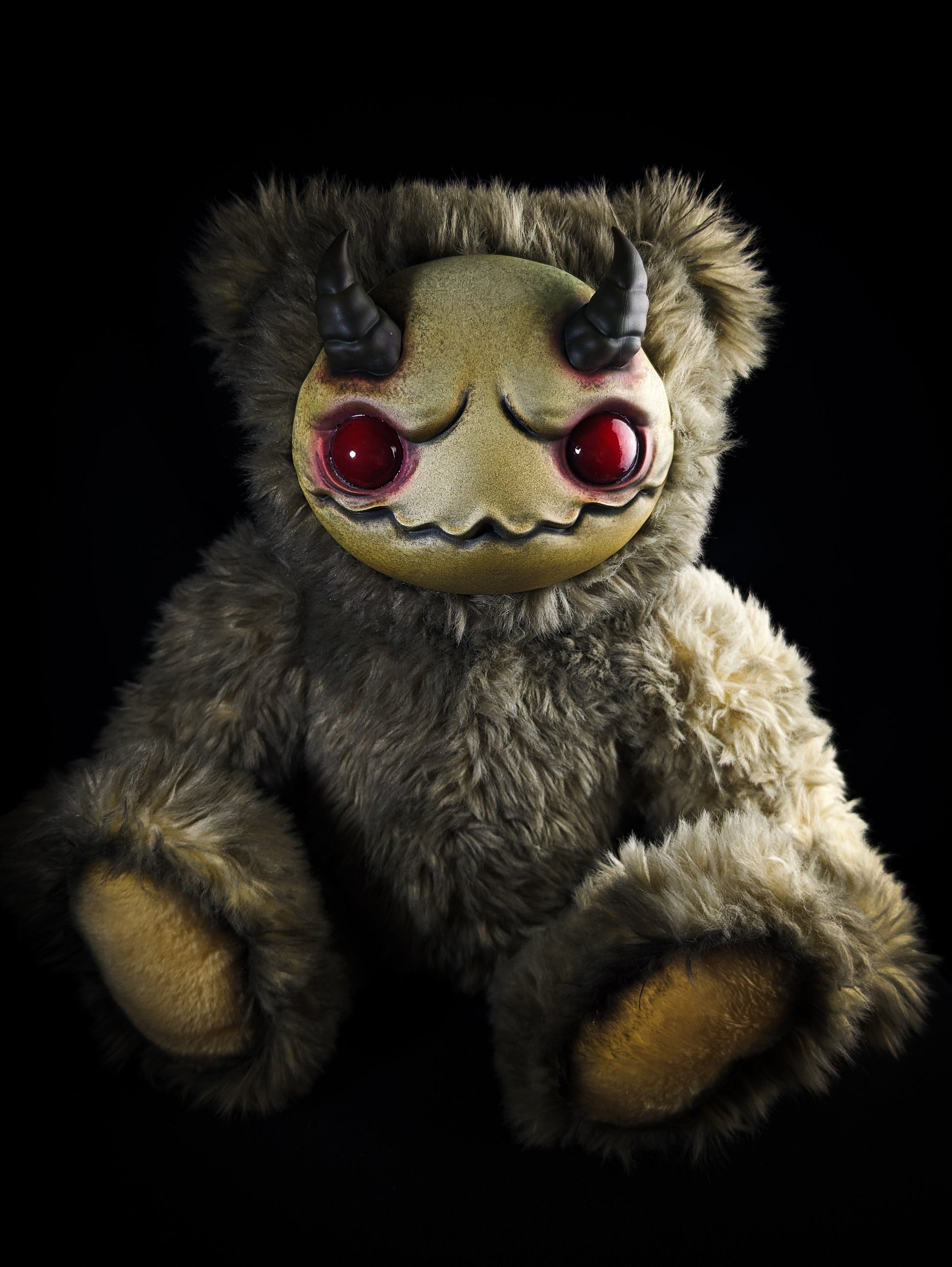 Malevolent Sprite: AZAGARR - CRYPTCRITS Handcrafted Cute Demon Art Doll Plush Toy for Shadowy Enchantresses